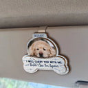 Custom Photo I’ll Always Carry You With Me - Personalized Custom Shaped Car Visor Clip