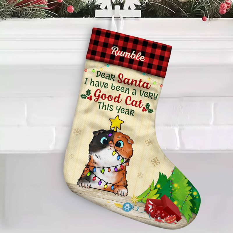 On The Naughty List And I Regret Nothing Pet - Personalized Custom Christmas Stocking