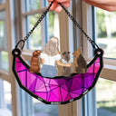 A Bond That Can't Be Broken A Man And His Dog  - Personalized Window Hanging Suncatcher Ornament