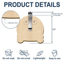 Drive Safe We're Waiting At Home Kids And Pets - Personalized Custom Shaped Car Visor Clip