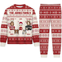 Flat Art Semi-real Pet - Personalized Unisex Pajamas Set