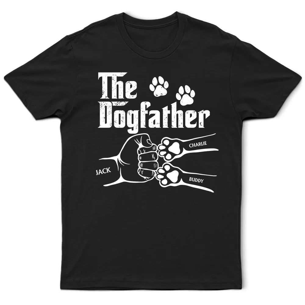 The Dogfather Fist Bump - Personalized T Shirt