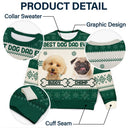 Custom Photo Funny Pet Face Best Dog Mom Ever - Personalized Unisex Ugly Sweater