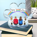 I Miss You Deeply - Memorial Gift For Pet Lovers - Personalized Paw Shaped Acrylic Plaque