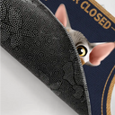 Cat Lovers, Pet Lovers, Funny, Cat Mom, Cat Dad - Please Keep Door Closed Cats Planning Escape Funny - Personalized Doormat