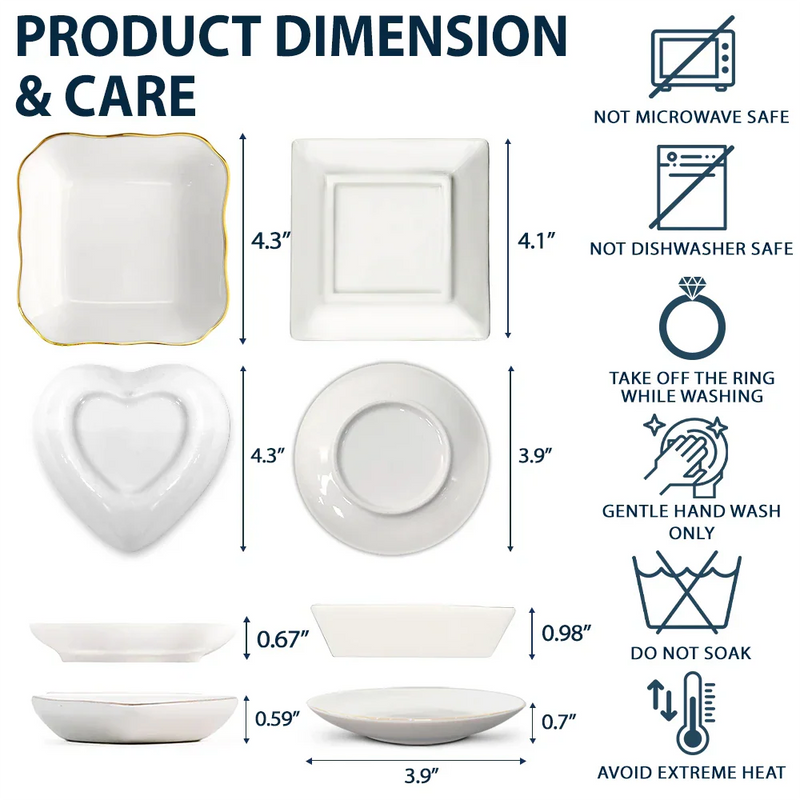 Pet Lovers,Pet Mom,Pet Dad,Dog Lovers,Dog Mom,Dog Dad,Cat Lovers,Cat Mom,Cat Dad,Custom Photo,Happy - Custom Photo Pencil Sketch Pet Photo - Personalized Ring Dish