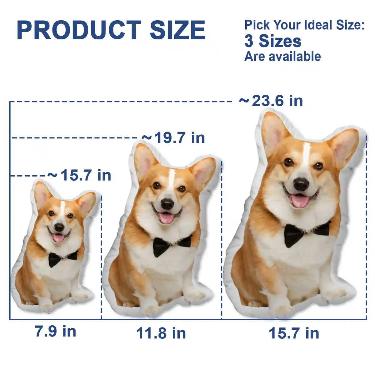 Custom Photo Pet-Shaped Pillow To Hug Your Beloved - Personalized Custom Shape Pillow